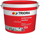Краска интерьерная ультрабелая Триора